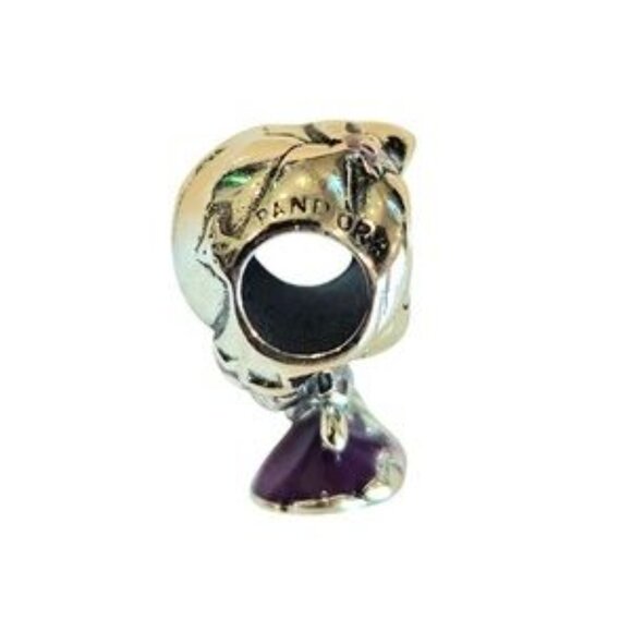 Pandora Disney Sterling Silver Rapunzel from Tangled Princess Bracelet Charm - Picture 2 of 4